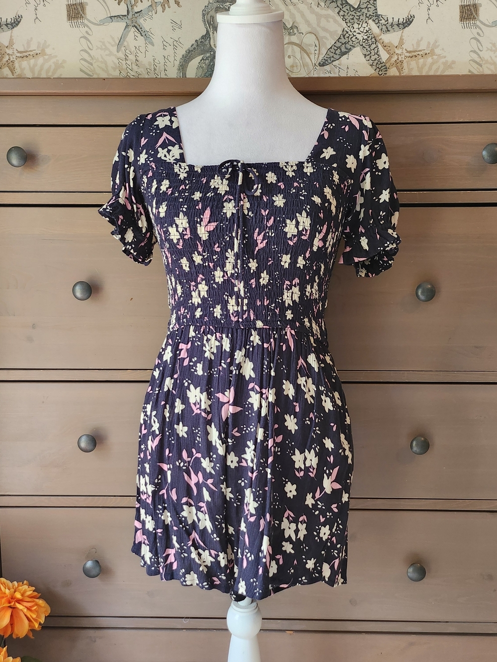 Billabong Flirty Day Romper Size Small